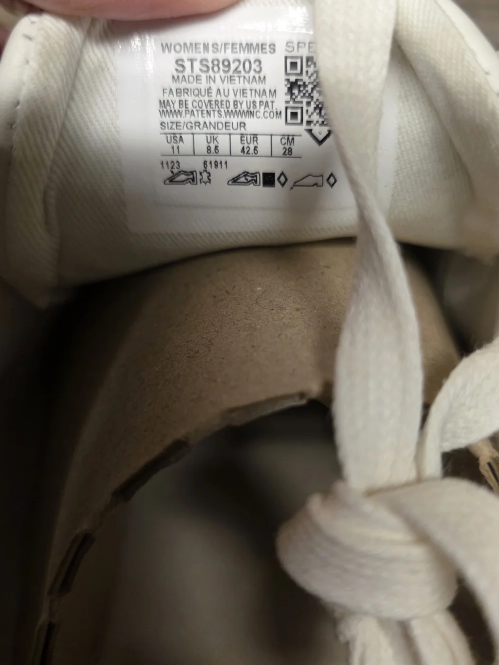 NWT Sperry Sandy LTT White Leather Lace-Up Sneakers Size 11